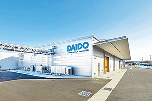 パウチラインがある本社奈良工場第3工場