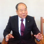 Takeo Nakamura Mayor, Asahi Village, Higashichikuma District, Nagano Prefecture